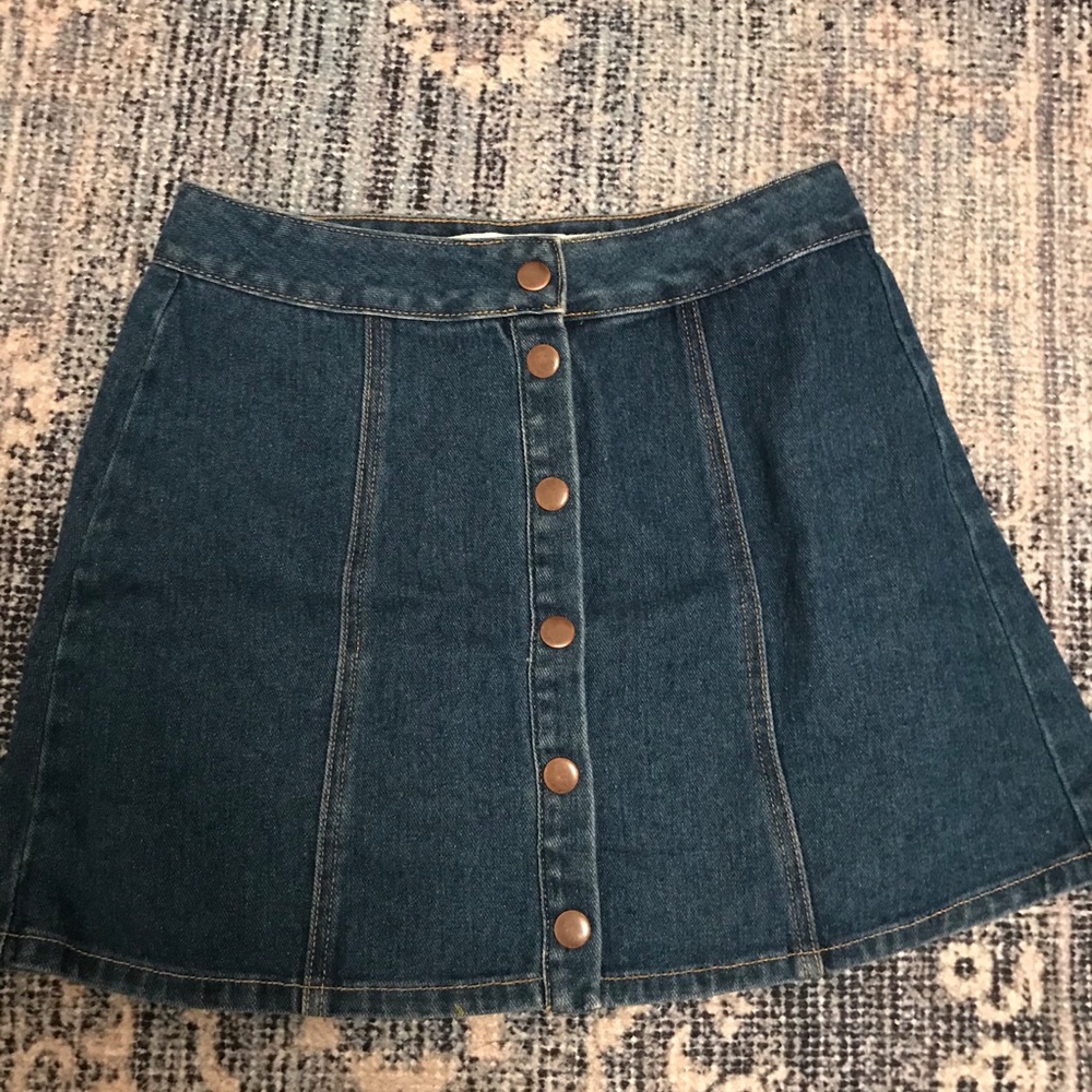 Brandy Melville Jean Skirt